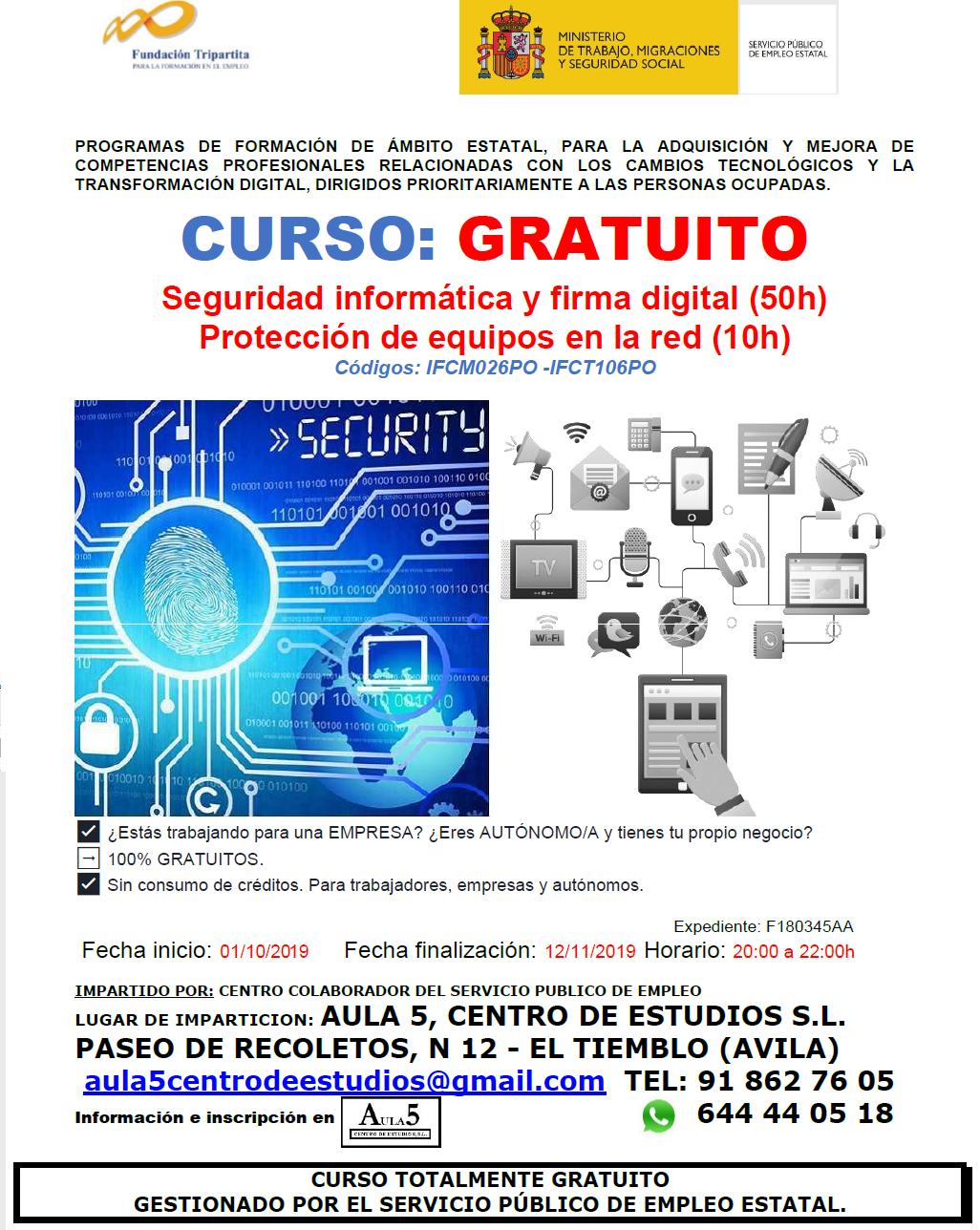 cartel seguridad informatica y firma digital